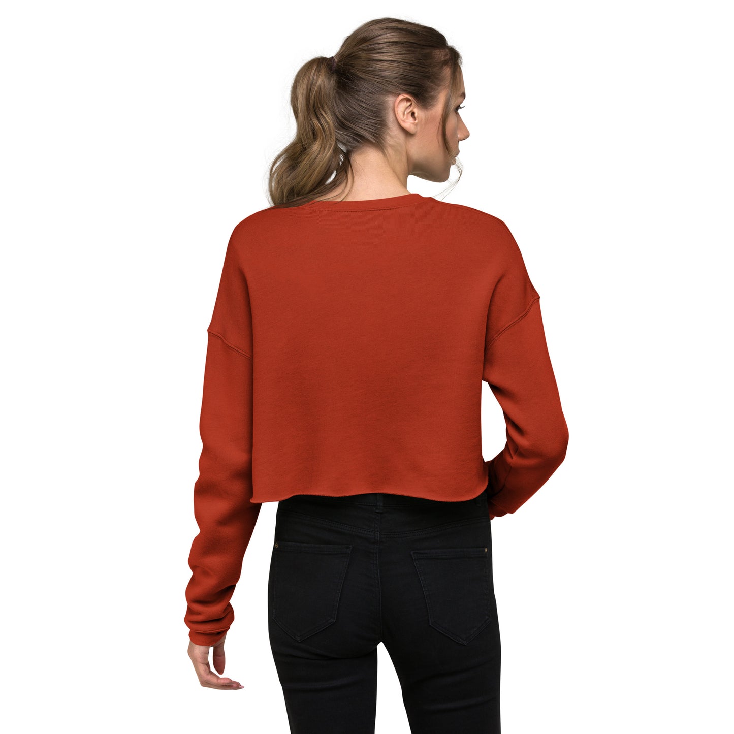 ERI-Embroidery Crop Sweatshirt!