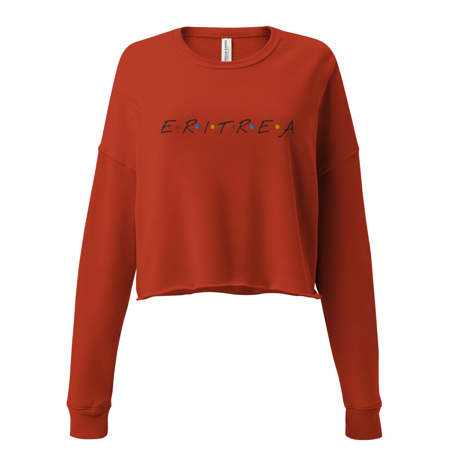 ERI-Embroidery Crop Sweatshirt!