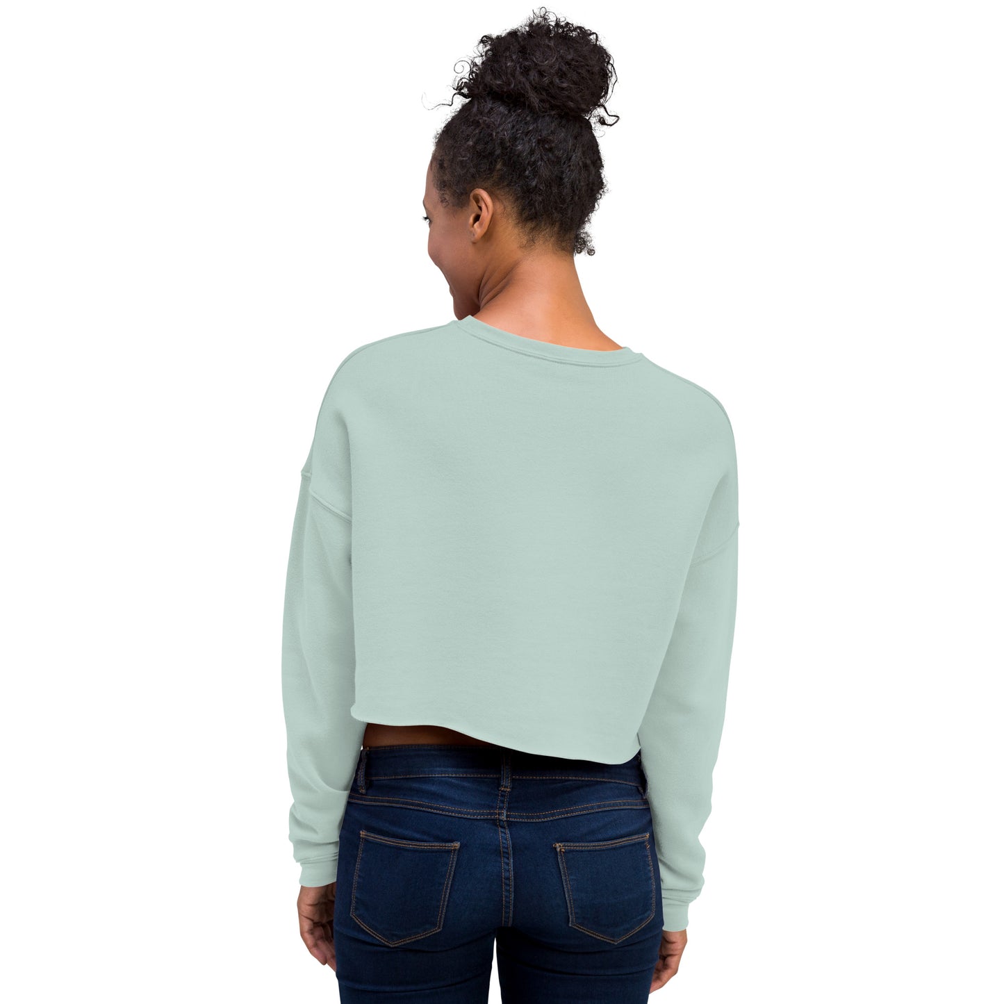 ERI-Embroidery Crop Sweatshirt!