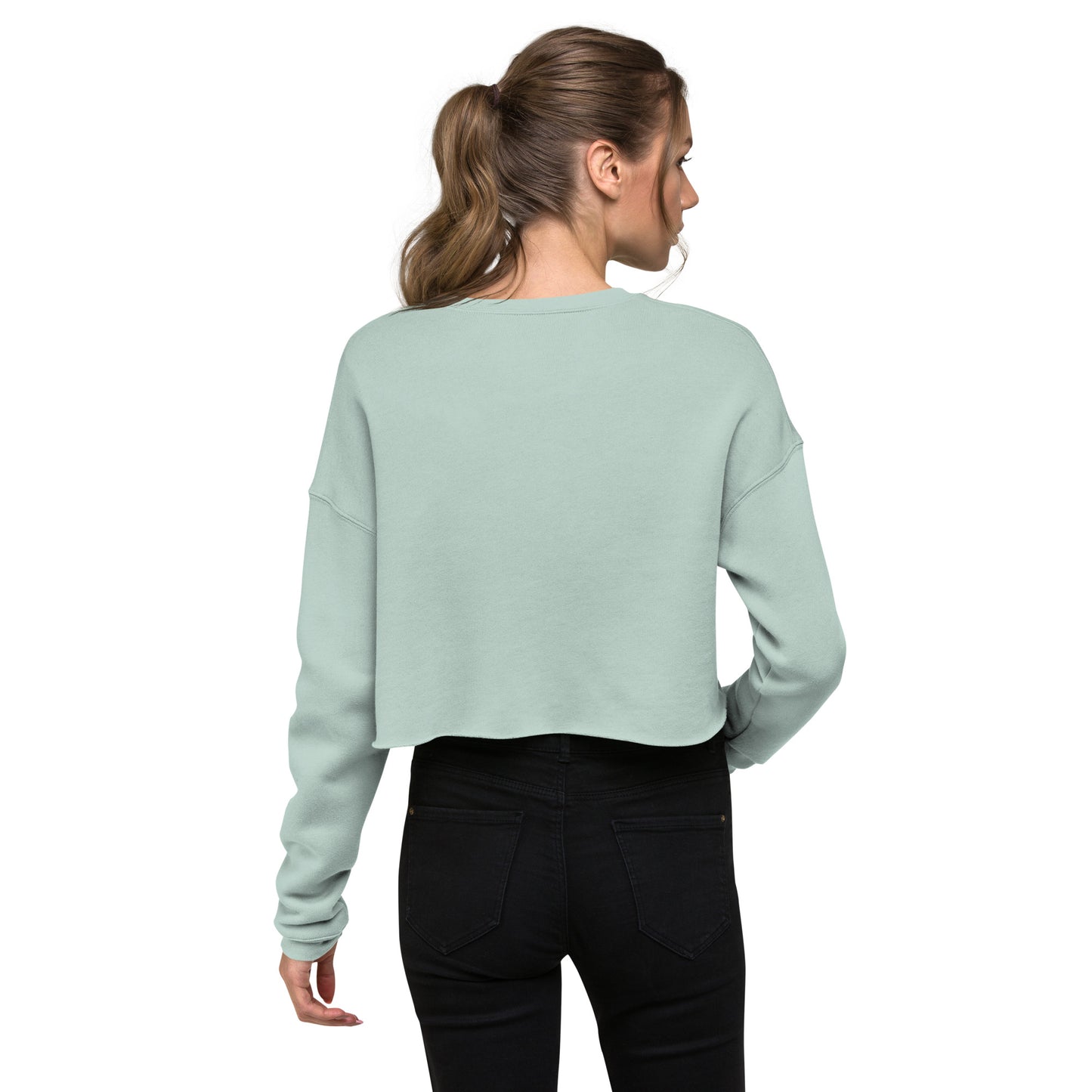 ERI-Embroidery Crop Sweatshirt!