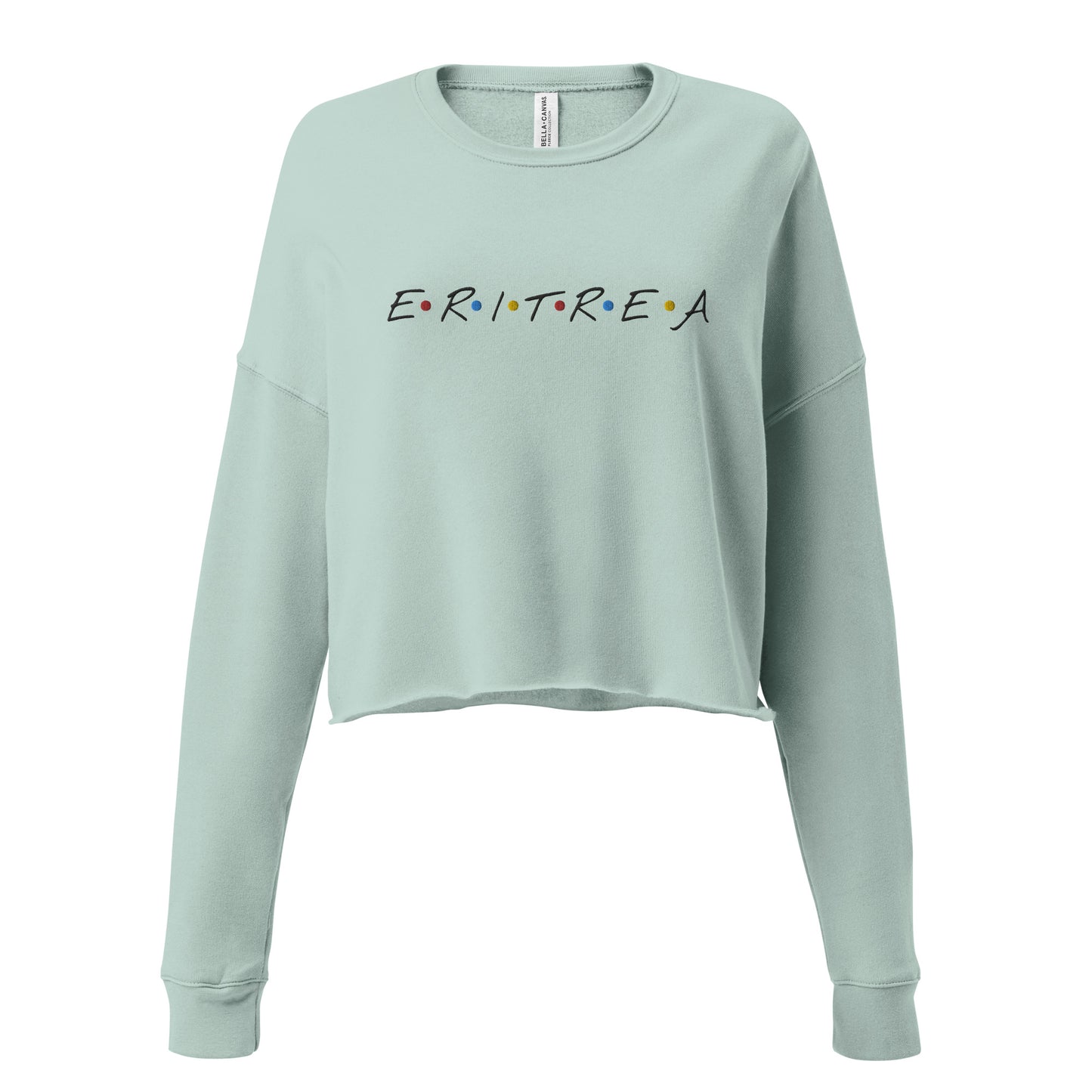 ERI-Embroidery Crop Sweatshirt!