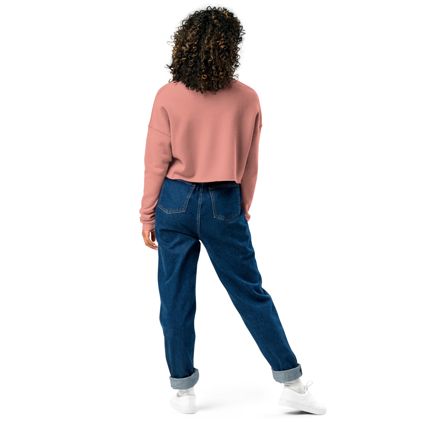 ERI-Embroidery Crop Sweatshirt!