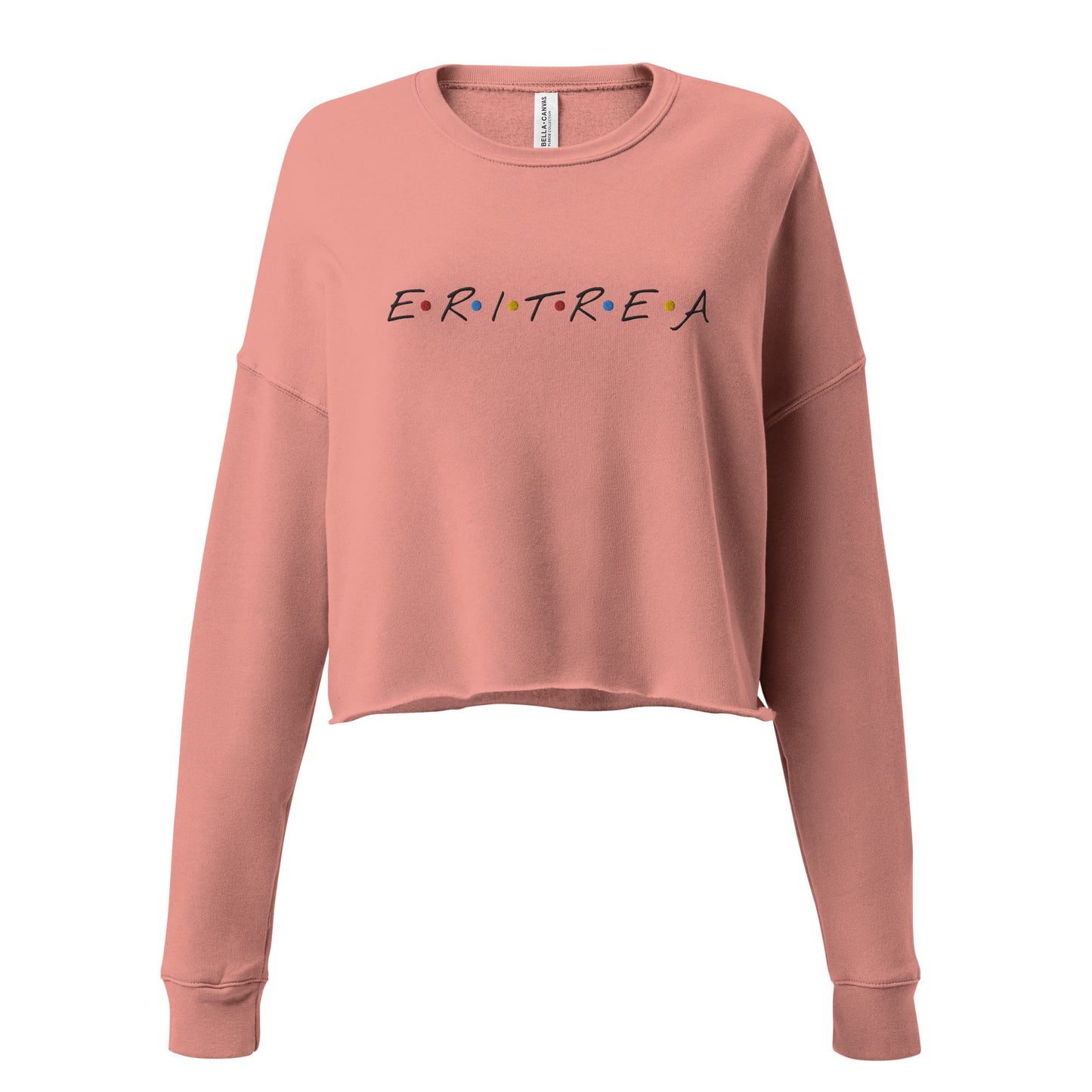 ERI-Embroidery Crop Sweatshirt!