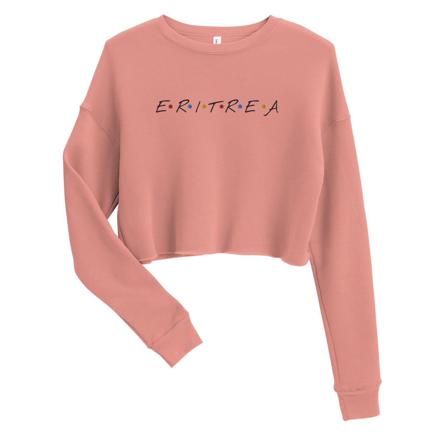 ERI-Embroidery Crop Sweatshirt!